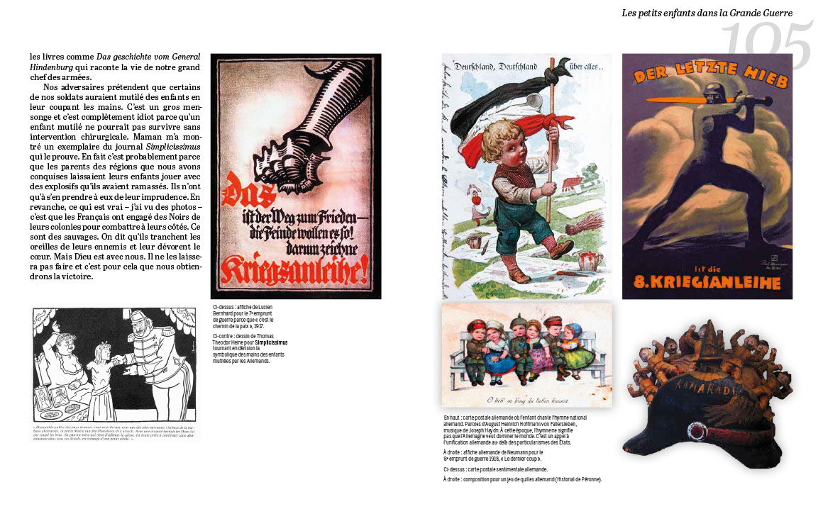 Beau livre- Les Petits enfants dans la grande guerre