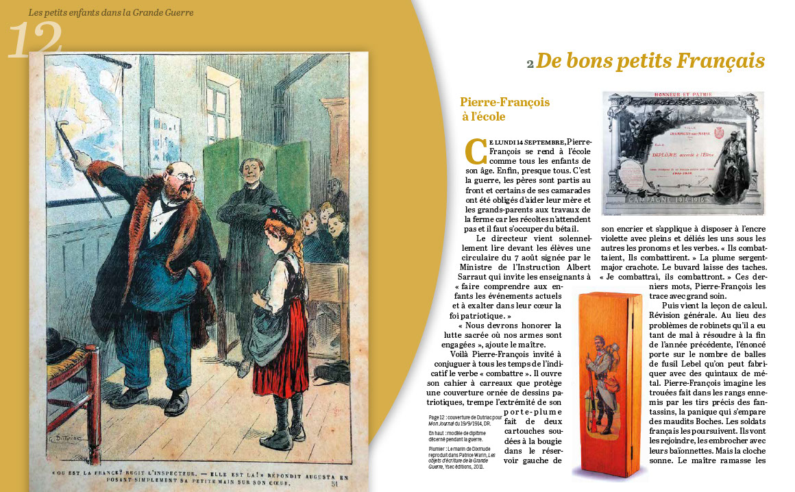 Beau livre- Les Petits enfants dans la grande guerre