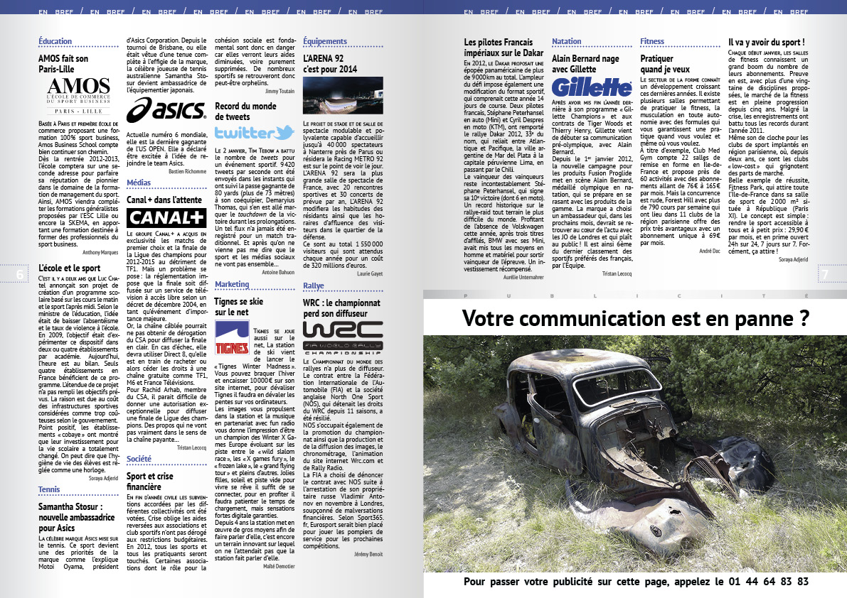 Magazine : Sport Business Mag