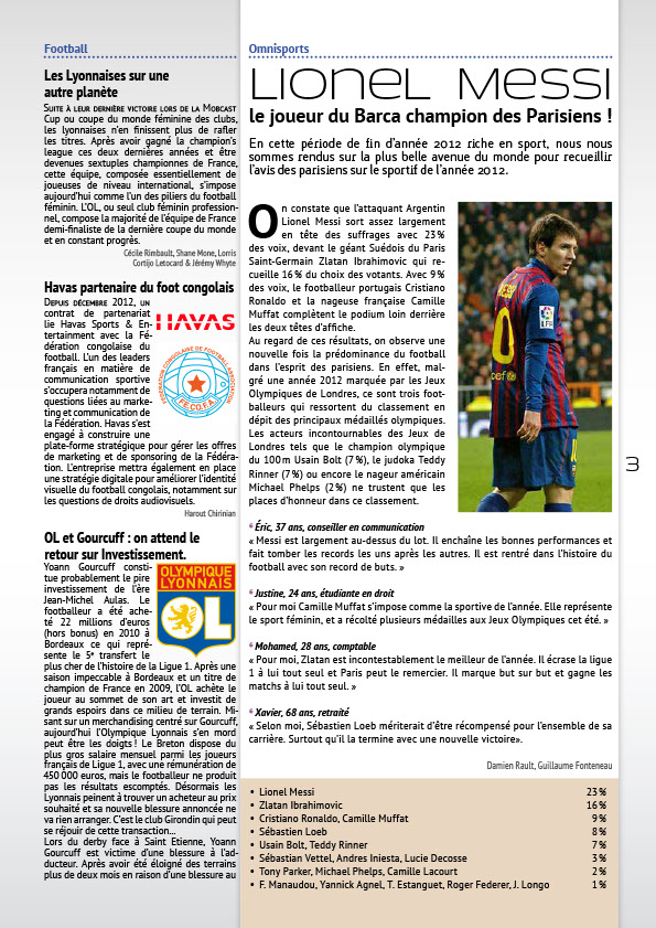 Newsletter : Sport Business News