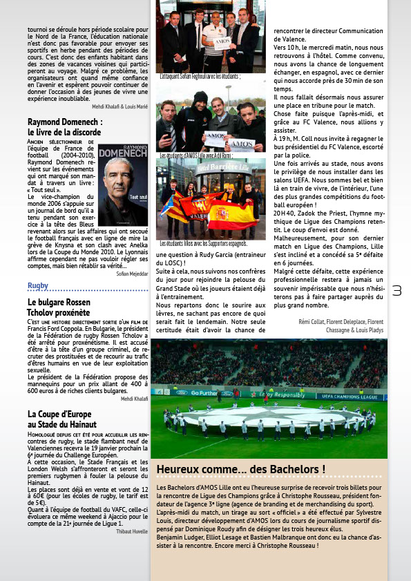 Newsletter : Sport Business News